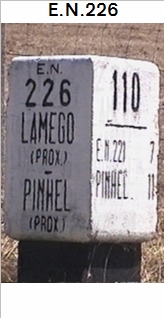 E.N. 226 - E.N.222 - Lamego - Britiande - Tarouca (prox.) - Granja Nova - Moimenta da Beira - Rua
 - Ponte do Abade - Benvende - Rio de Mel - Trancoso - Vila Franca das Naves - Ervas Tenras - Malta
